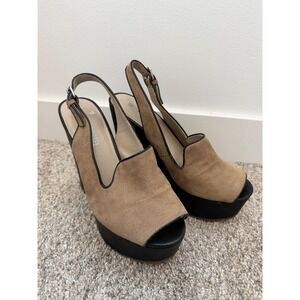 Dolce Vita Dolcetta Chunky Heels – Brown & Black – Women's Size 8
